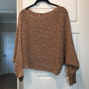 Free People cape sweater